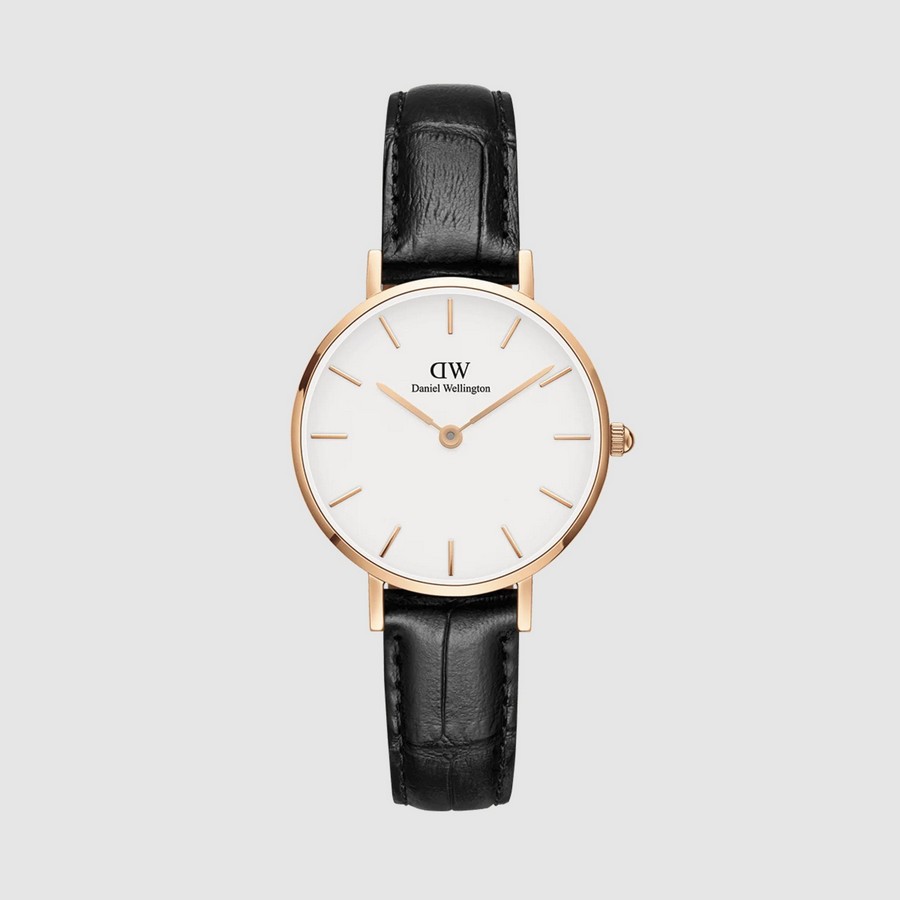 Đồng Hồ Dw Daniel Wallington Petite Reading Nữ Trắng Đen Vàng